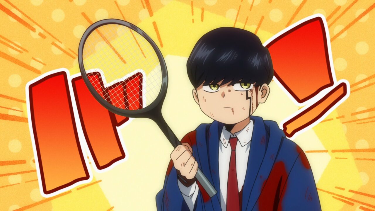 アニメ「マッシュル-MASHLE- 2期」第17話のテニスラケット