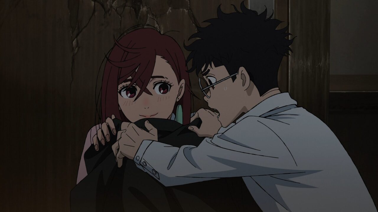 アニメ【ダンダダン 2期】最新第19話のモモとオカルン