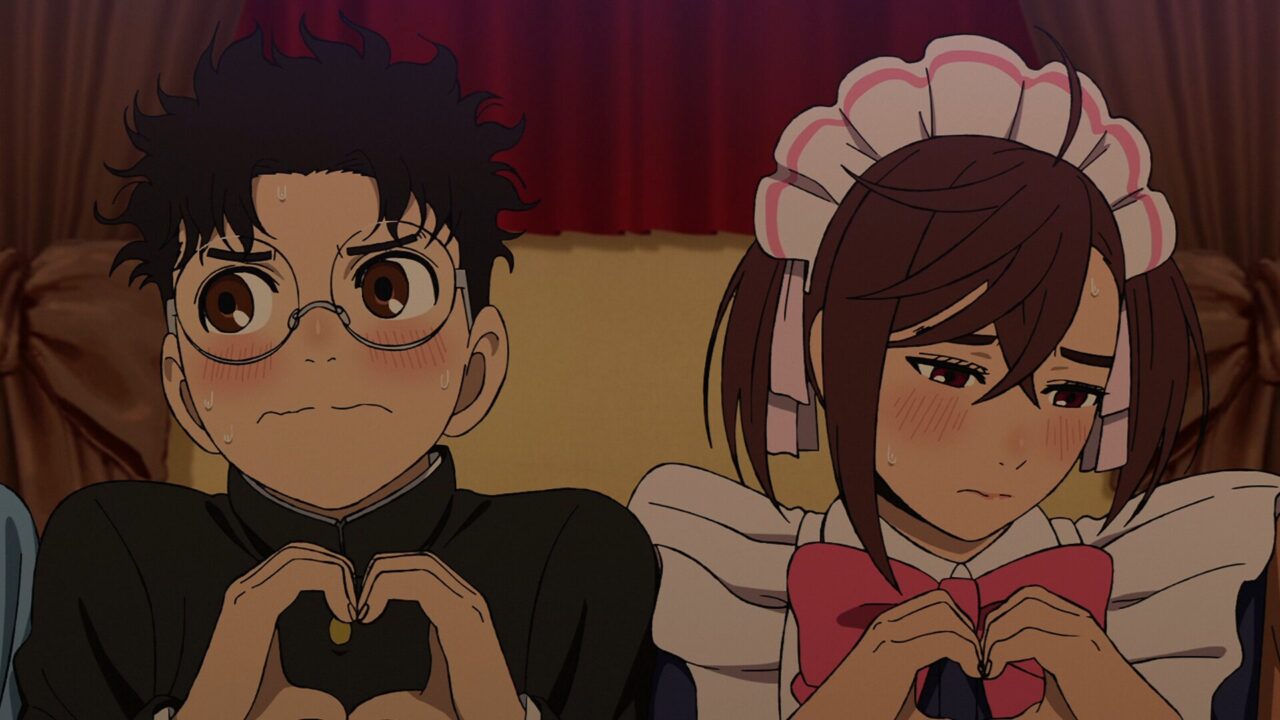 アニメ【ダンダダン 2期】最新第19話のメイドカフェ