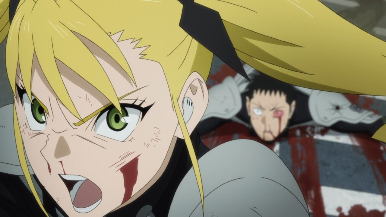 アニメ【怪獣8号 2期】第15話のキコルとカフカ