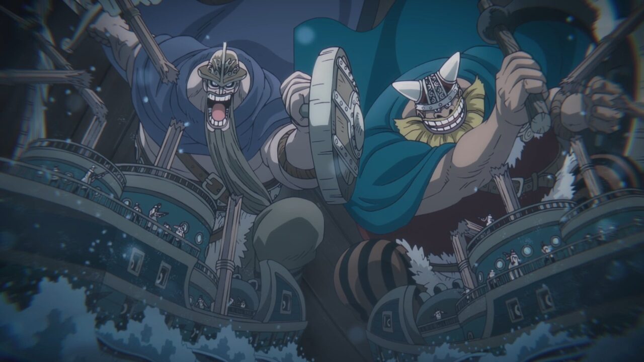 アニメ【ONE PIECE】最新第1140話のドリーとブロギー