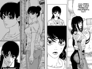 「チェンソーマン」216話のアサの母親と過去の比較