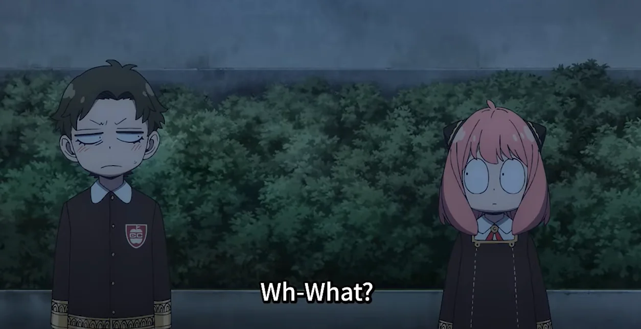 スパイファミリーのダミアンとアーニャ