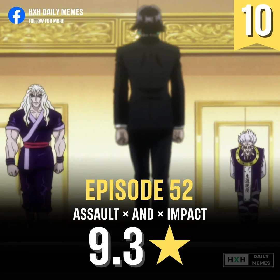 アニメ【HUNTER×HUNTER】評価10位