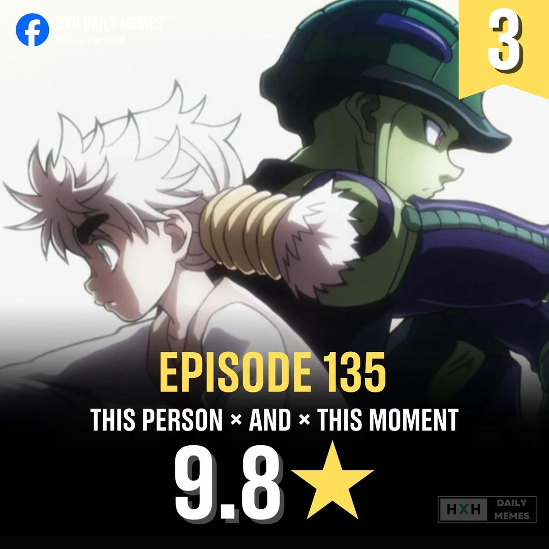 アニメ【HUNTER×HUNTER】評価3位