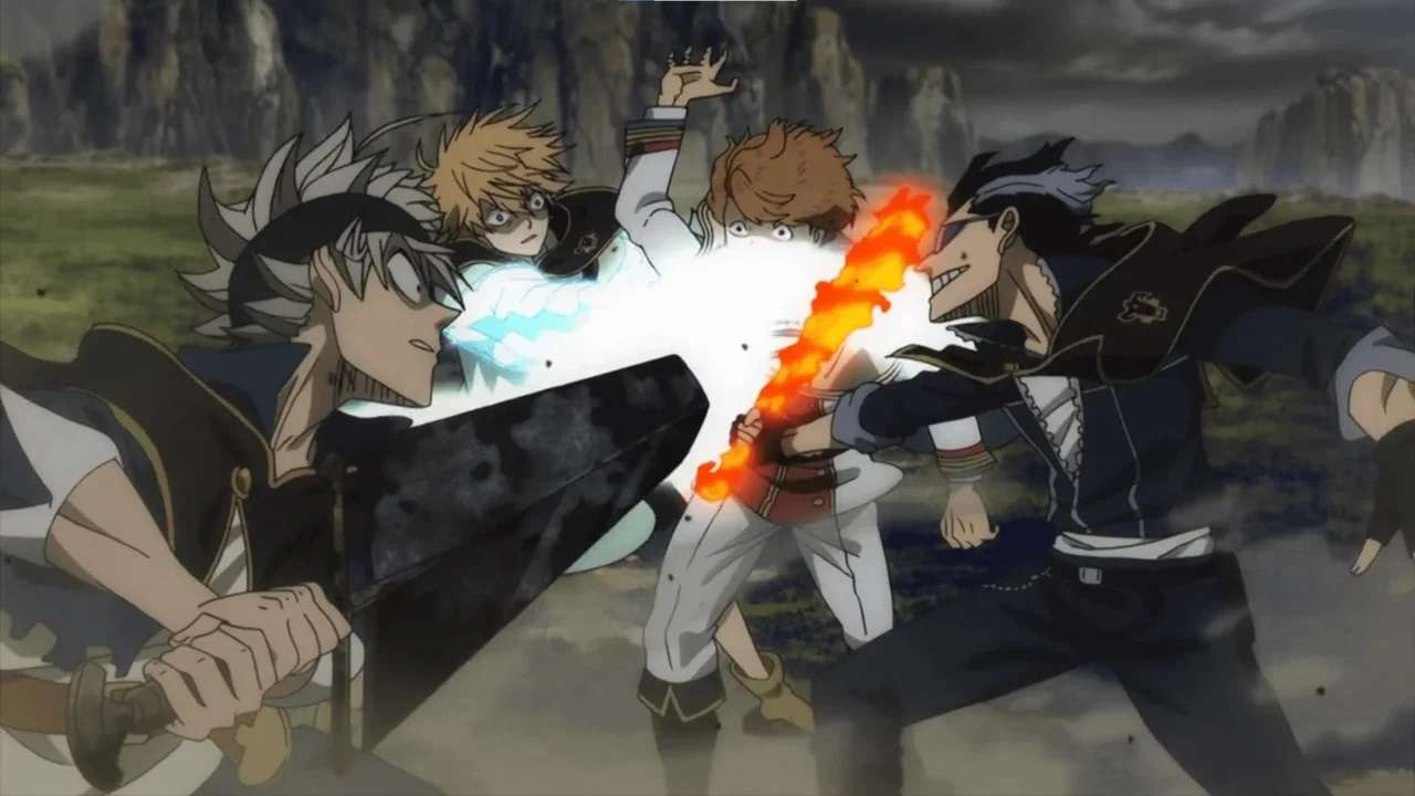 ブラッククローバーの熱いシーン