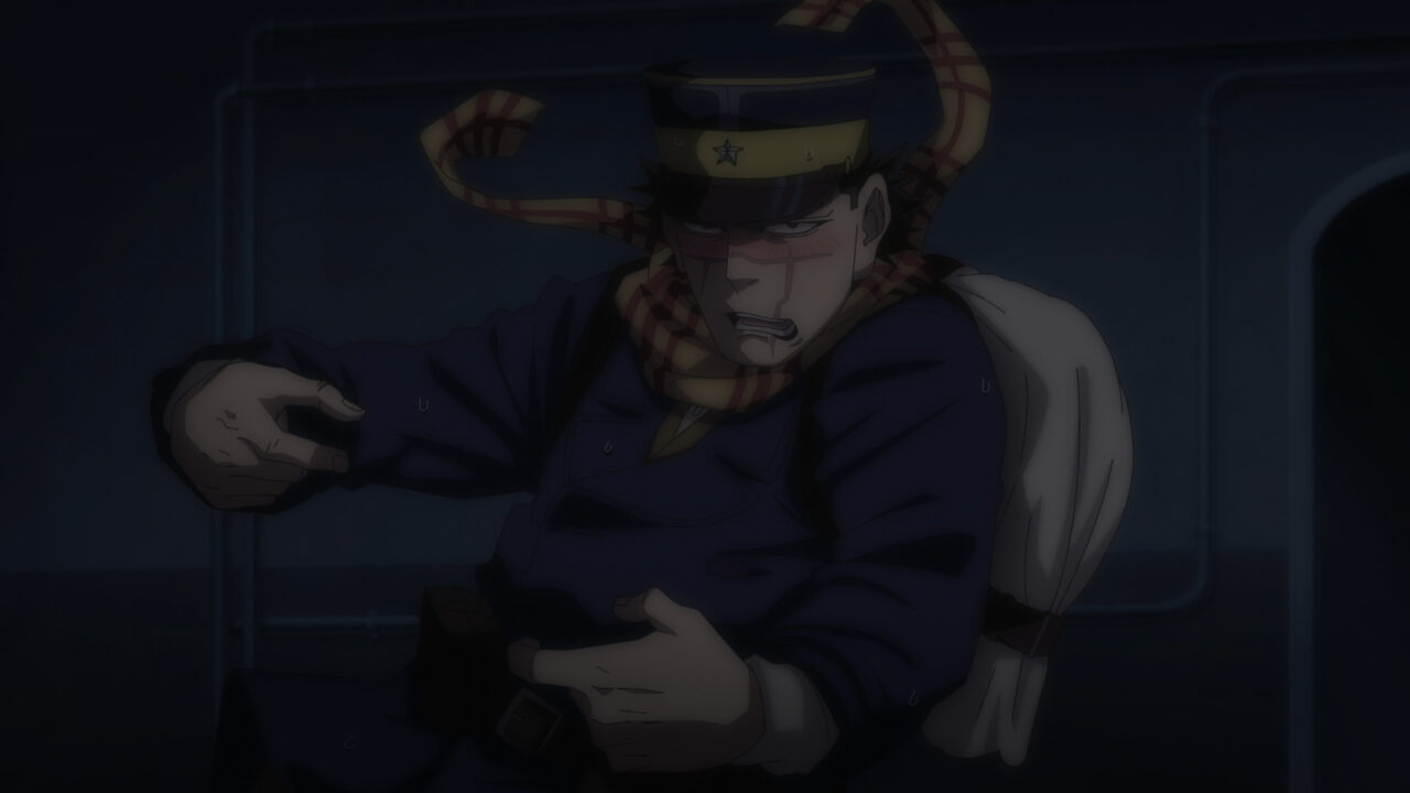 アニメ【ゴールデンカムイ 5期】第51話の酔拳杉元