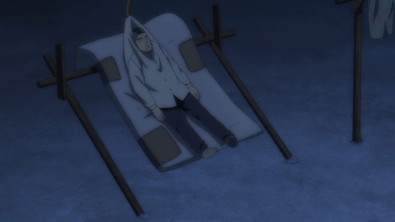 アニメ【ゴールデンカムイ 最終章】第52話の布団門倉