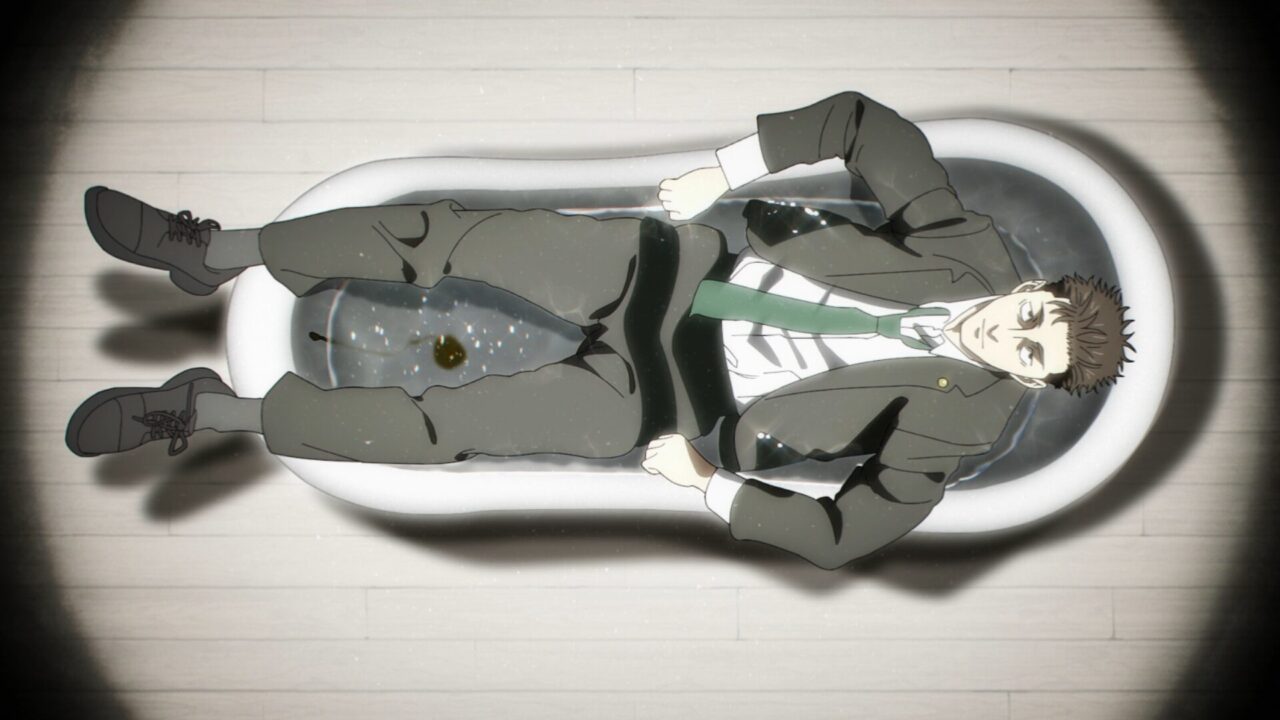 風呂に入る日車