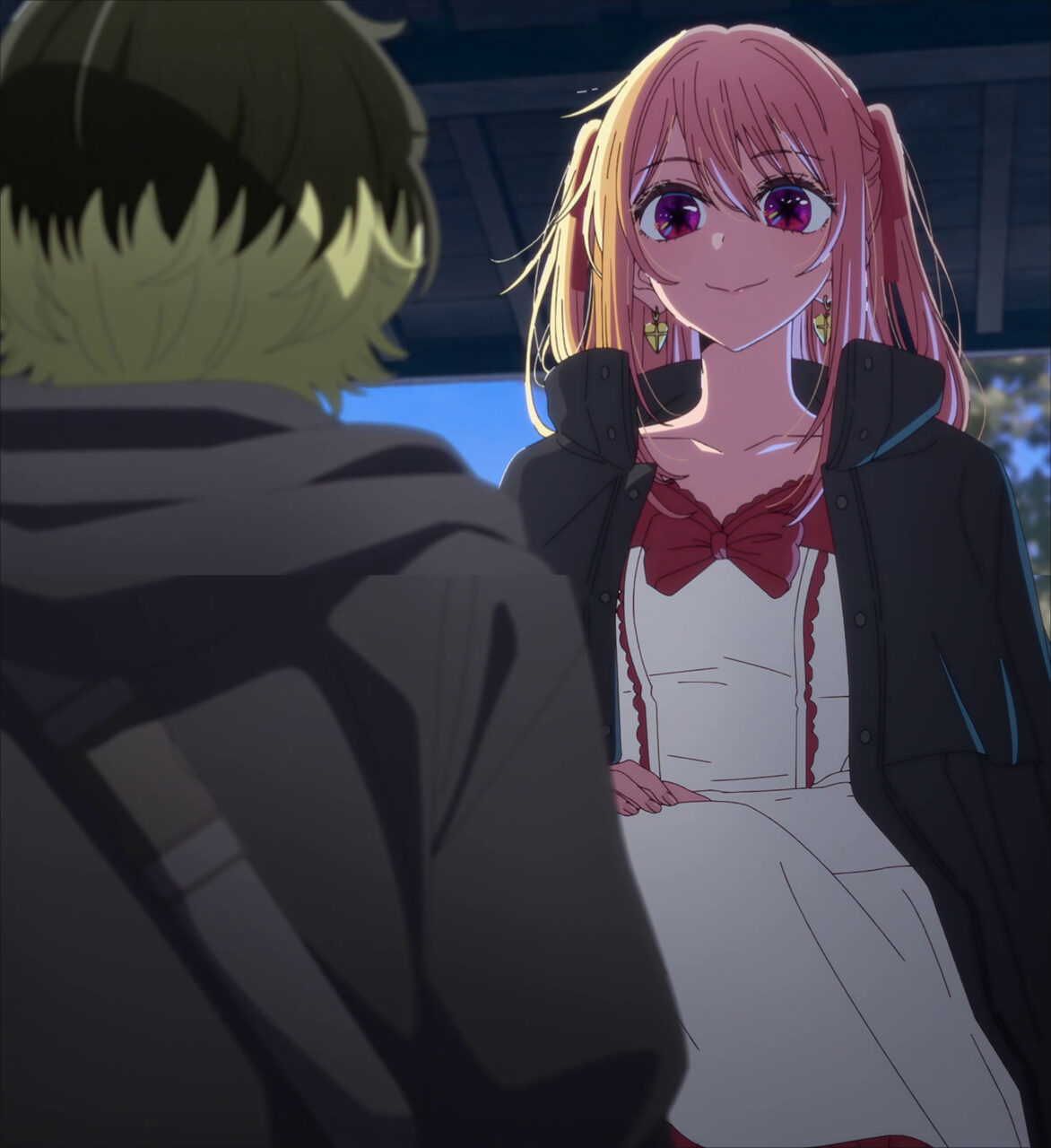 ルビーに跪く吉住