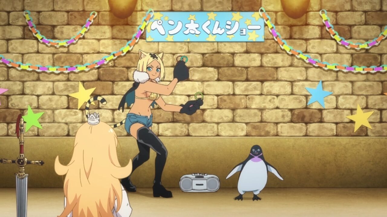 アニメ【姫様”拷問”の時間です 2期】最新第19話のペン太くんショー