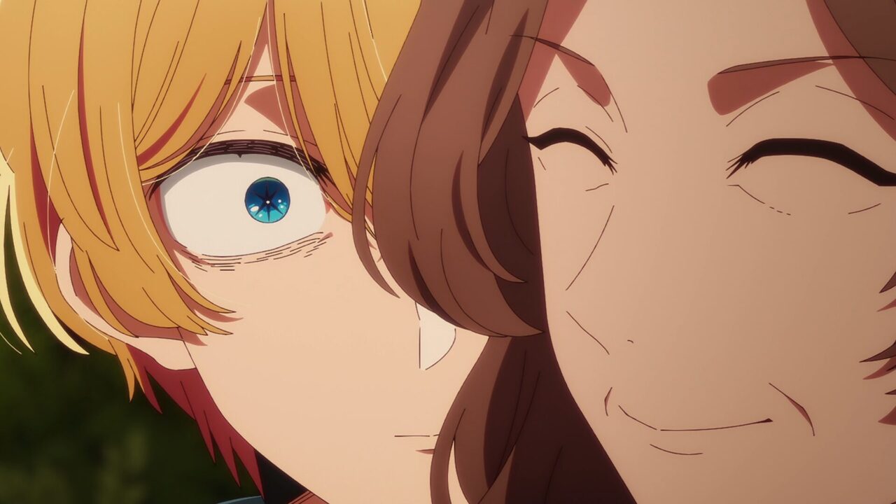 アニメ【推しの子】3期最終回のアクアとさりなの母親