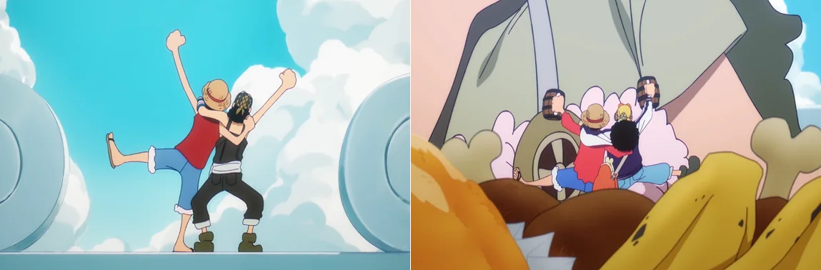 ルフィとウソップ