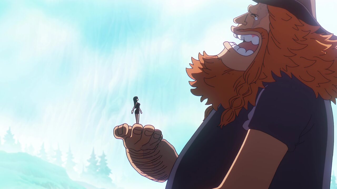 アニメ【ONE PIECE】最新第1163話のロビンとサウロ