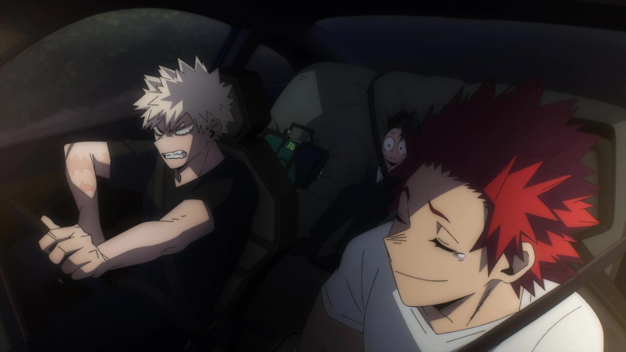アニメ【僕のヒーローアカデミア More】No.170+1の爆豪と切島