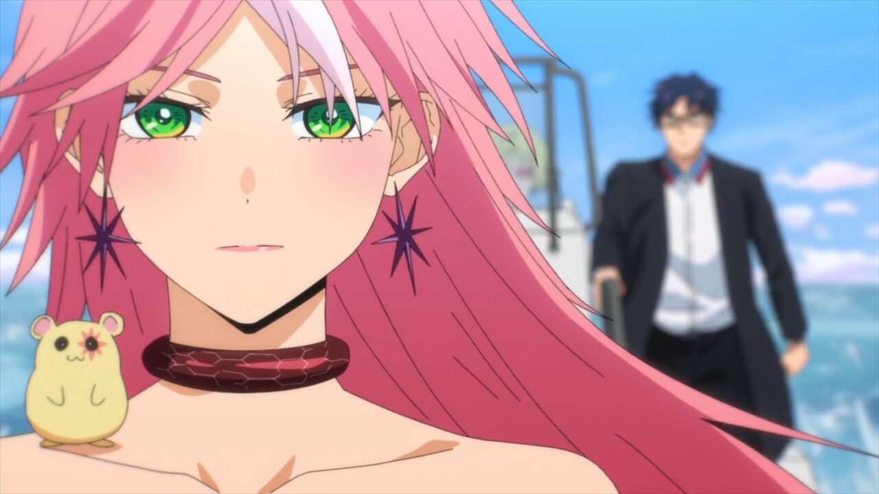 アニメ【マリッジトキシン】第9話の嵐山キミ恵とハム