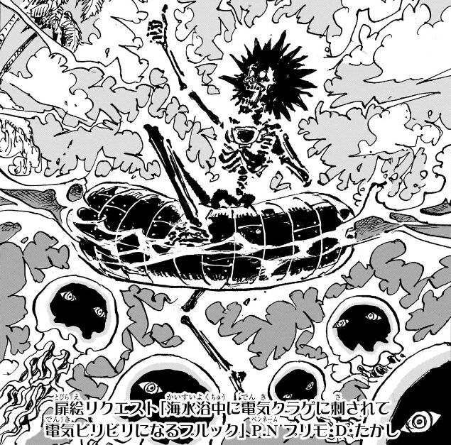 今週の【ONE PIECE】最新第1184話のブルック