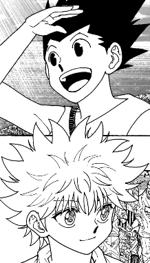 今週の【HUNTER×HUNTER】のゴンとキルア