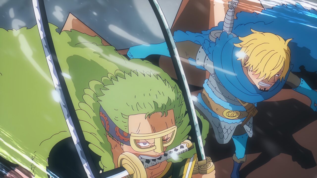 アニメ【ONE PIECE】最新第1175話のゾロとサンジ