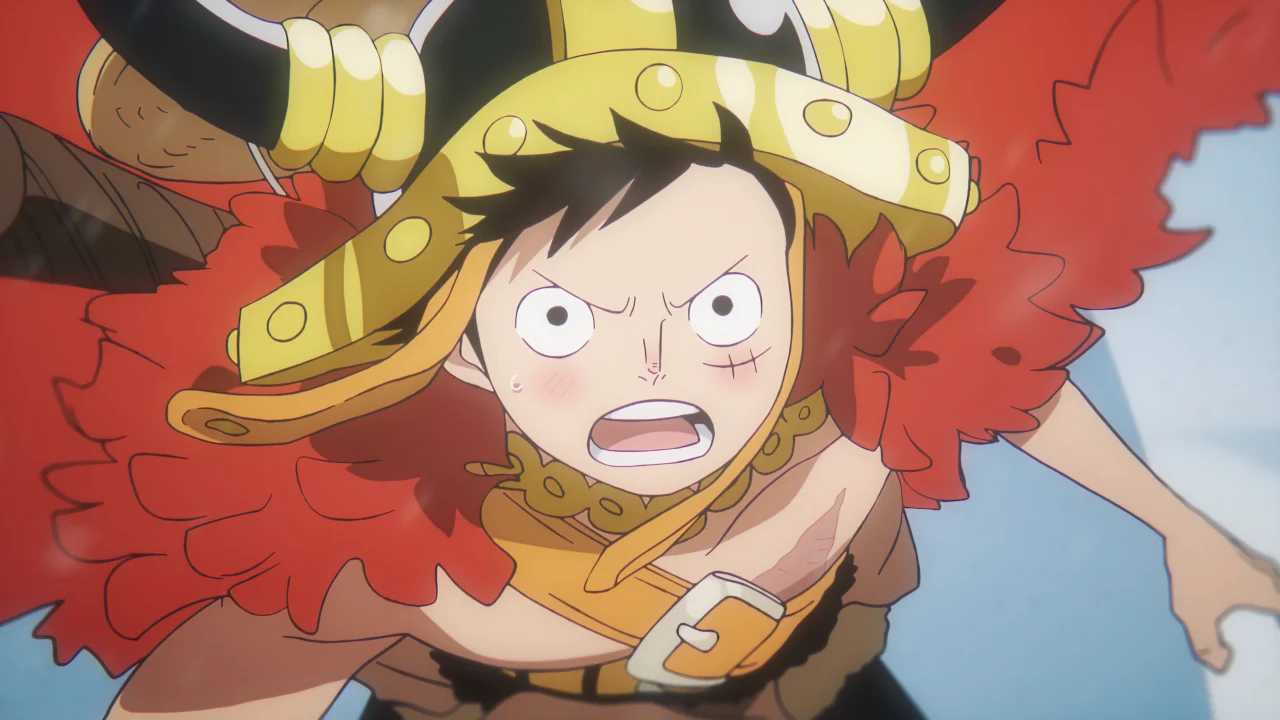 アニメ【ONE PIECE】第1172話のルフィ