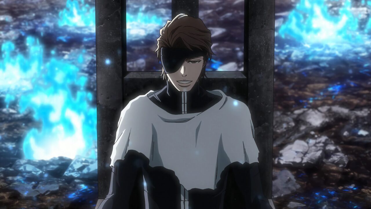 アニメ【BLEACH 千年血戦篇-禍進譚-】第48話の藍染惣右介