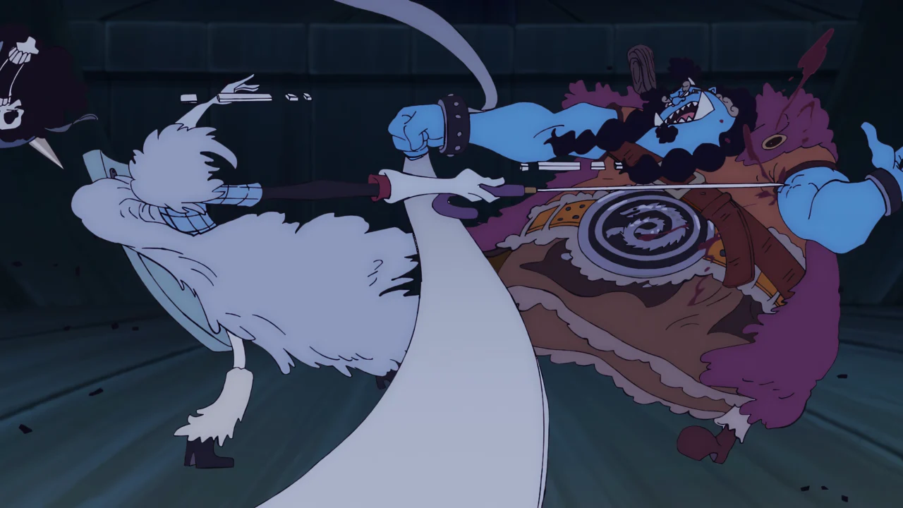 アニメ【ONE PIECE】最新第1176話のブルックとジンベエ