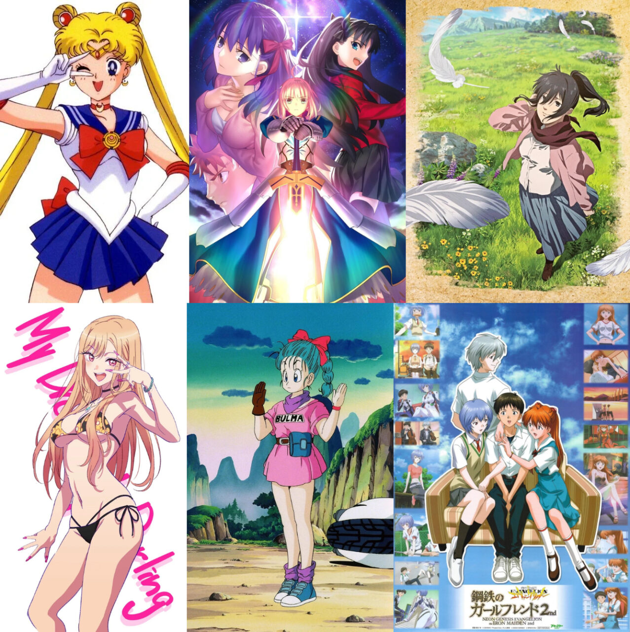日本のアニメ/漫画史上一番有名な女性キャラクター